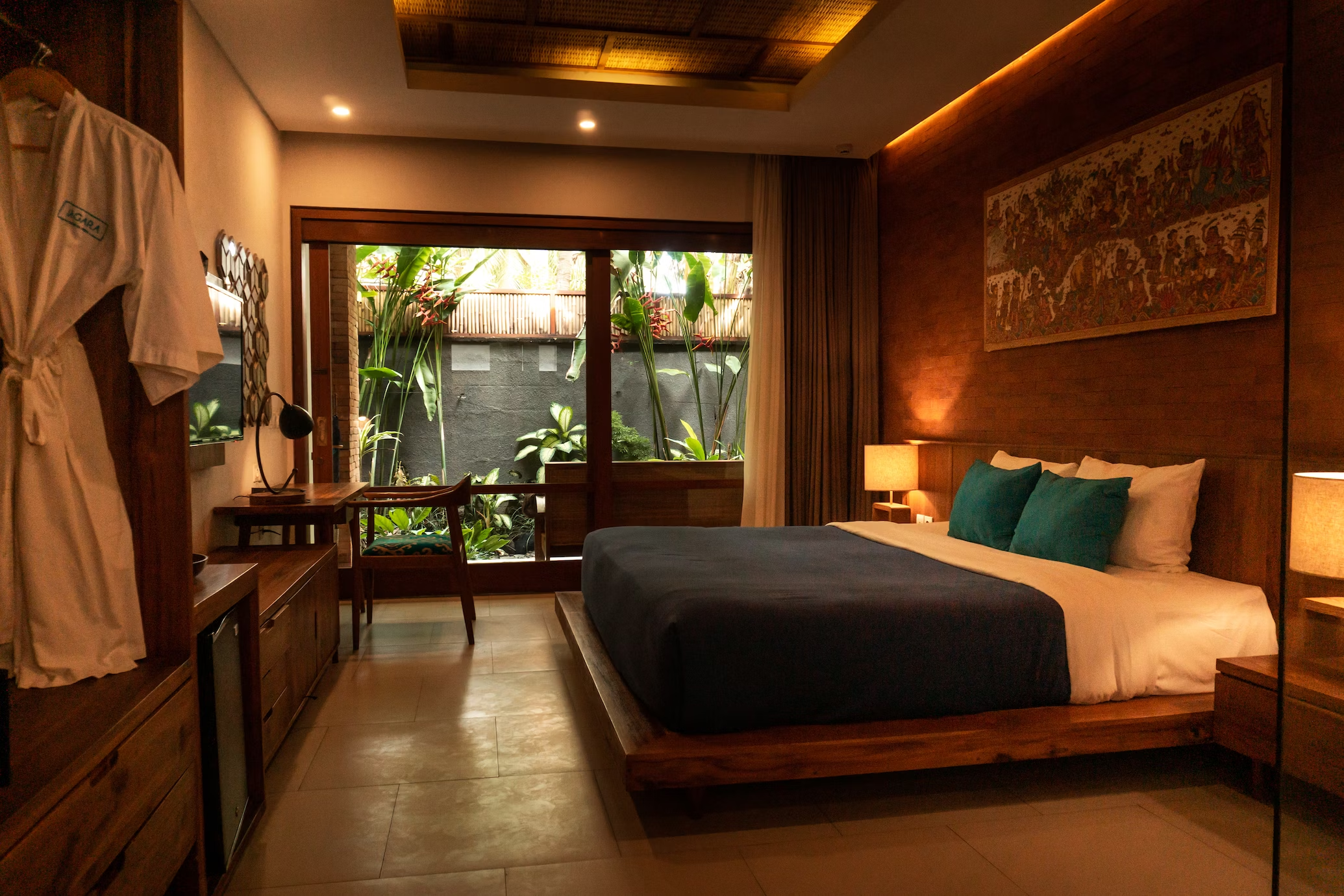 Hotel room in bali, indonesia
