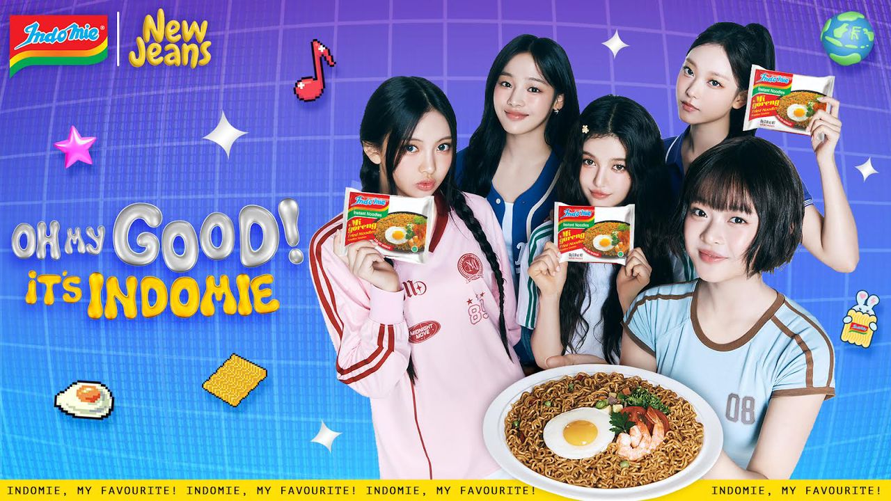 Newjeans indomie poster