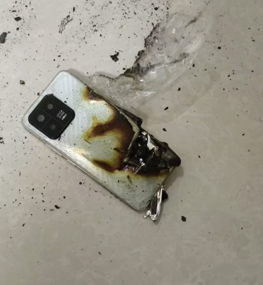 3yo left with burns after phone explodes phone