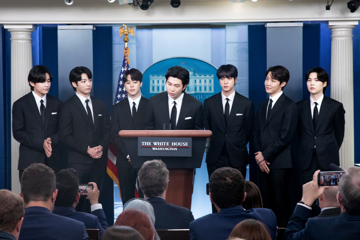 K-pop sensation bts addresses anti-asian hate in rare white house appearance