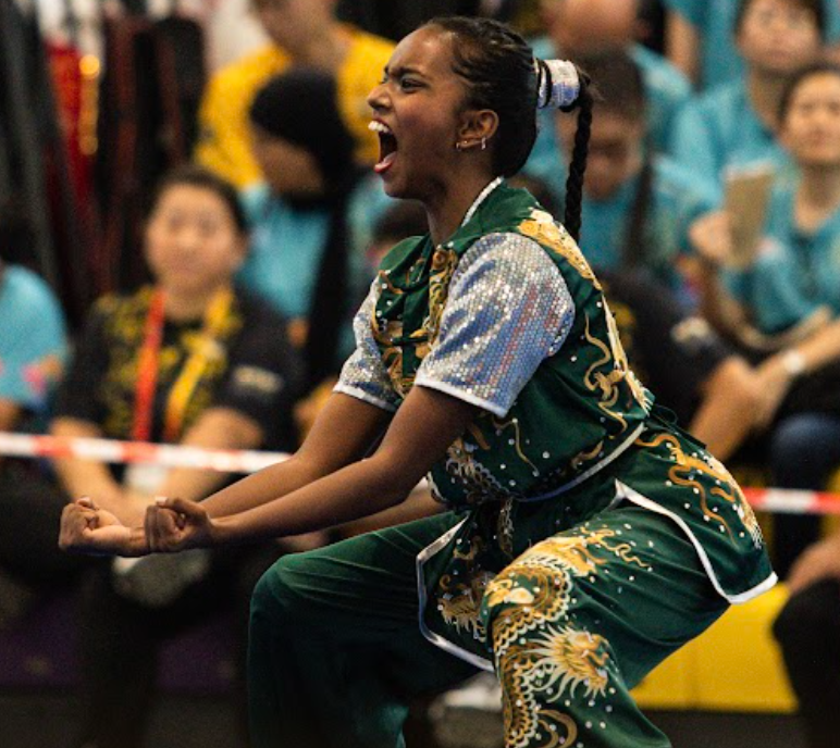 Jazmin doing wushu now