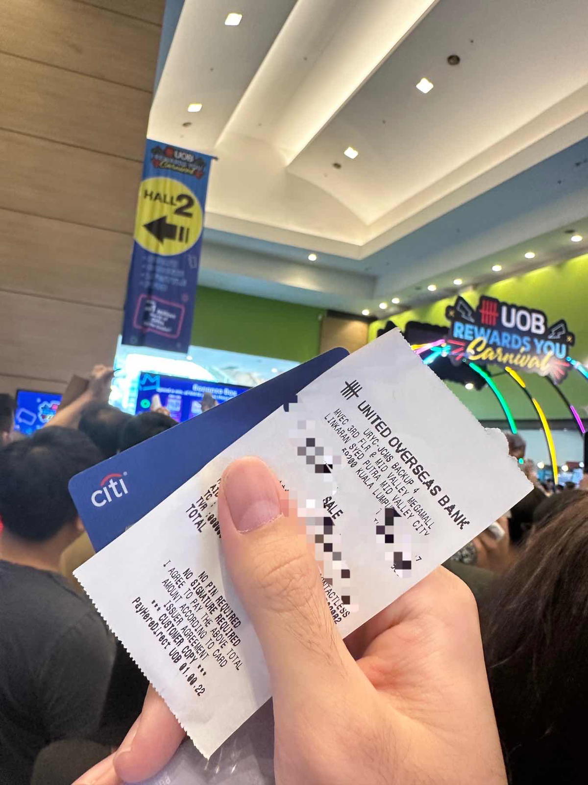 Credit card event turns chaotic at midvalley kl