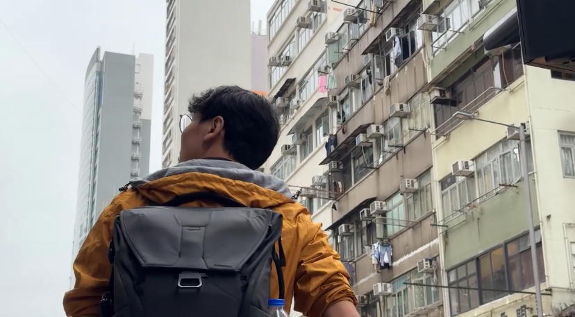 Zuwei, malaysian who stays in a budget apartment in hong kong