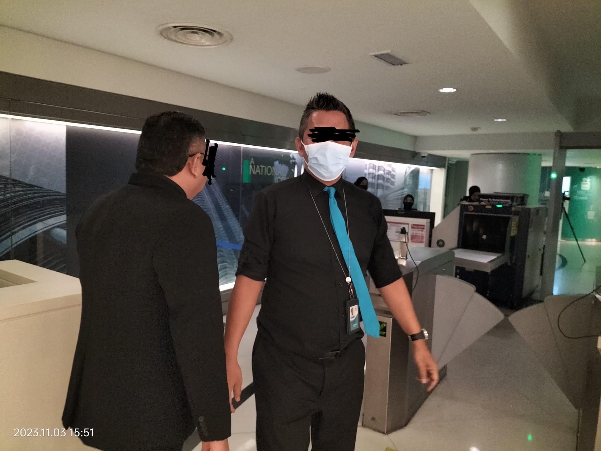 2 suspects in the queue cutting issue at petronas twin towers