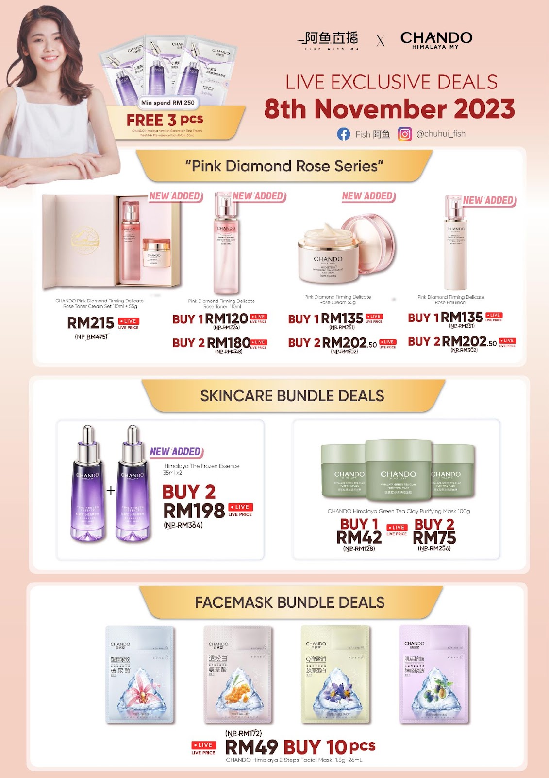 Celebrate the 11. 11 sale with chando himalaya - leading the skincare revolution in malaysia! | weirdkaya