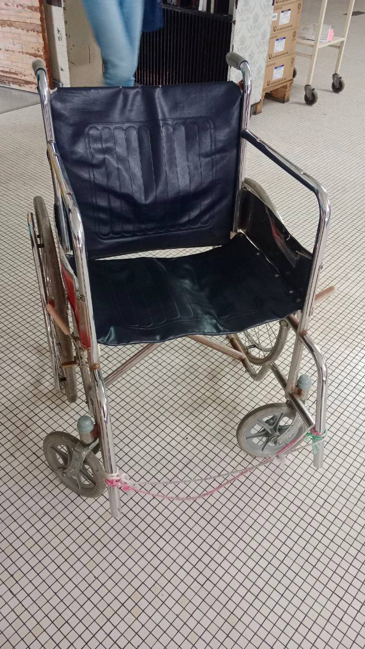 Deteriorating wheelchair at johor hospital