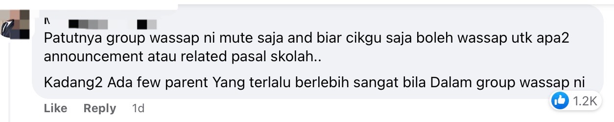 'i hope you have hands to reply to my question' - m’sian mum slammed for rude message in school whatsapp group - comment
