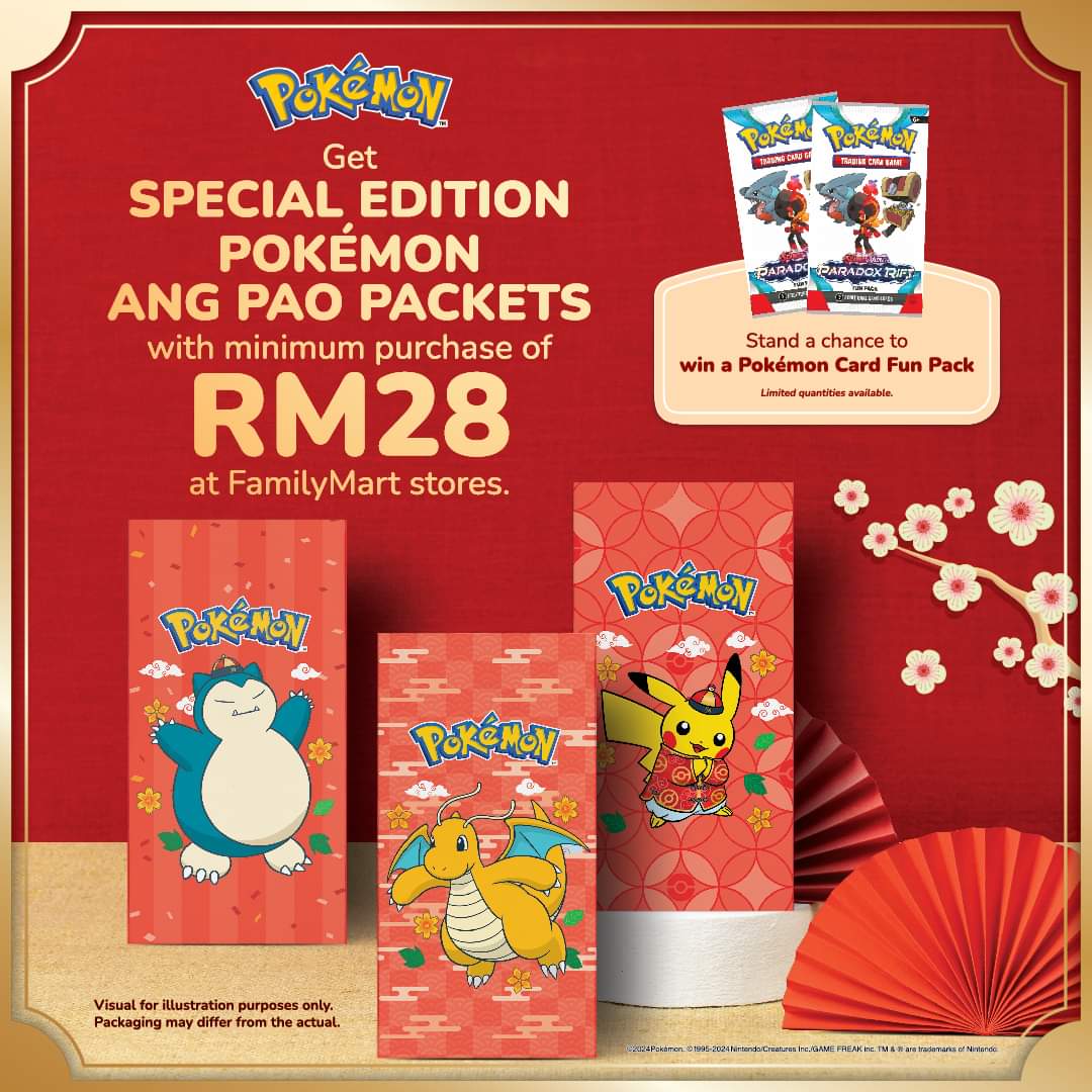 Pokemon angpau by familymart