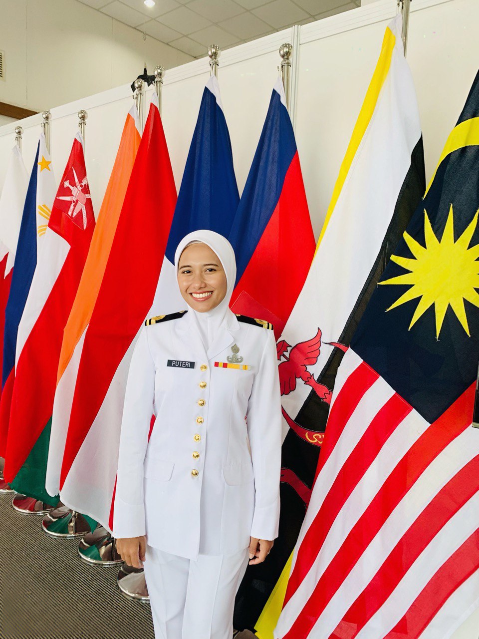 I was labeled as 'an empty can with a pretty face'. Today, i'm the first female ammunition technical officer in the royal m'sian navy