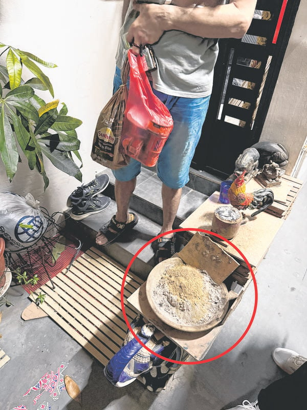 Incense powder found at Yishun apartment