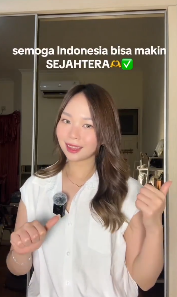 indonesian talking about her country and malaysia