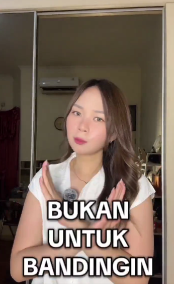 indonesian woman talking about anwar's leadership