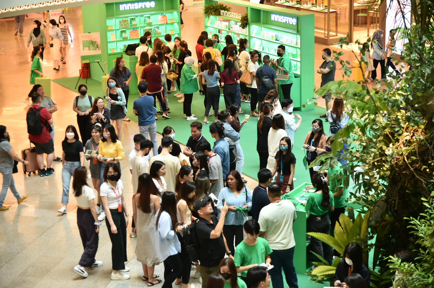 Korean skincare brand innisfree brings nature to the city with the new isle pop-up store at mid valley megamall | weirdkaya