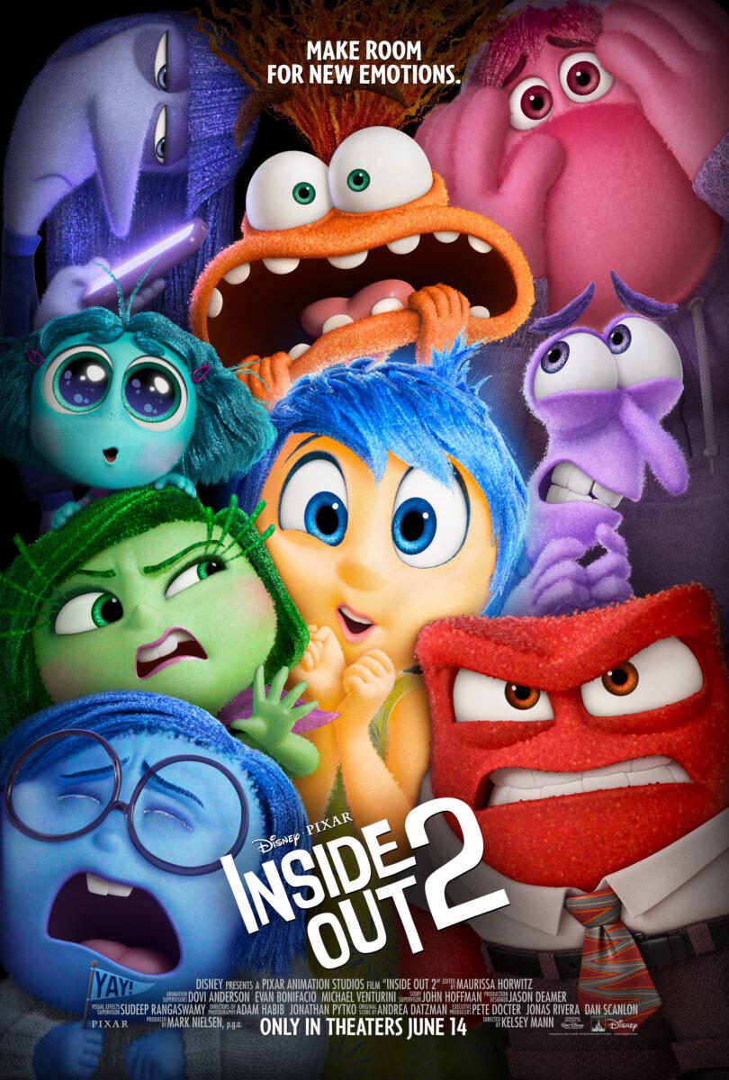 Inside out 2 emotions