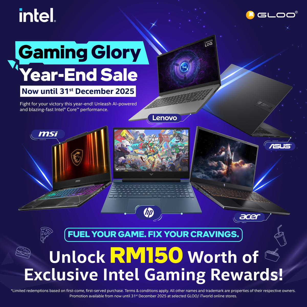 Intel® Core™ Ultra Brings 2.3× Faster Gaming & 63% Faster Editing — Now On Sale At GLOO & iTworld