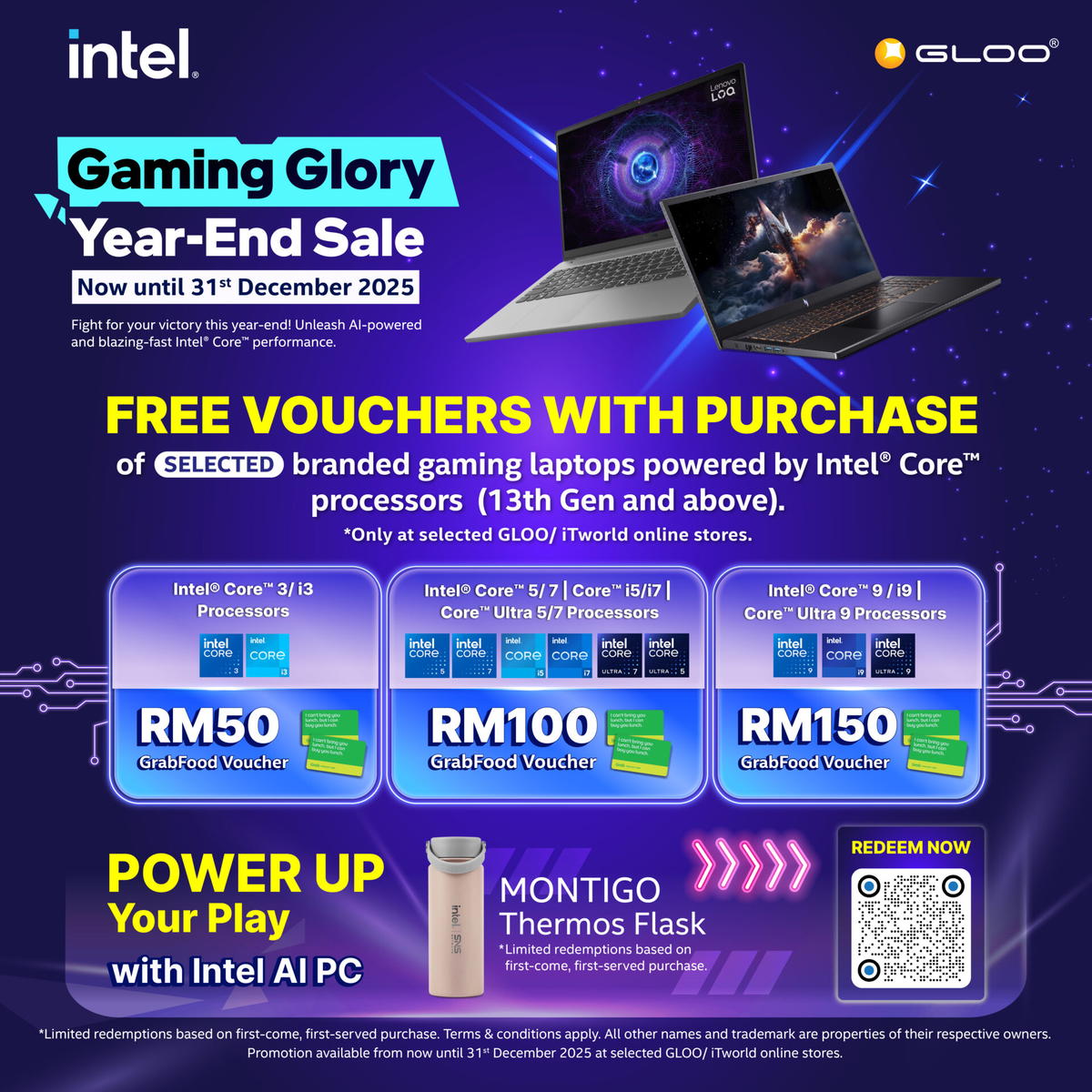 Intel® Core™ Ultra Brings 2.3× Faster Gaming & 63% Faster Editing — Now On Sale At GLOO & iTworld