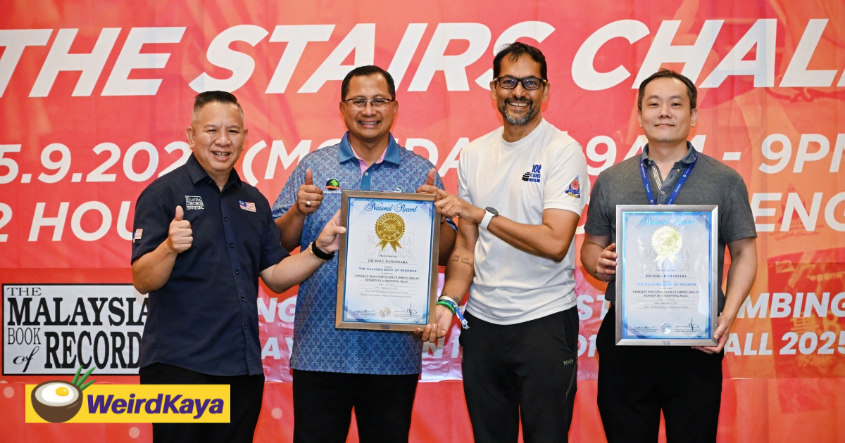 IOI Mall Damansara Achieved Malaysia Book Of Record Of %22Longest Non-Stop Stair Climbing Relay Session In A Shopping Mall%22