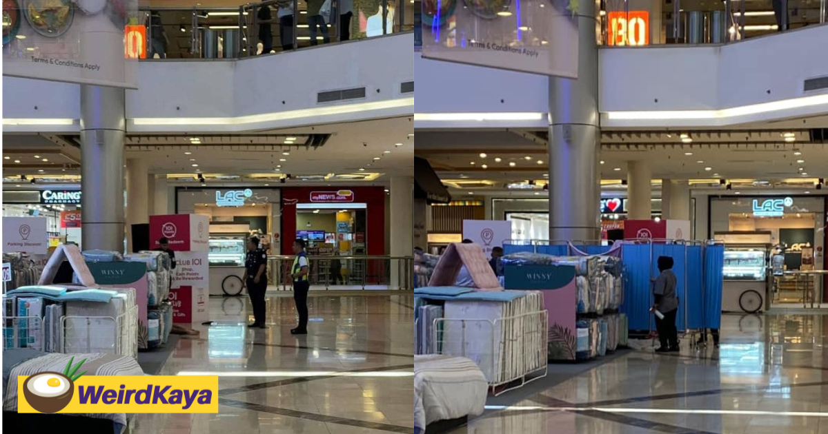 Man falls at puchong shopping mall in apparent suicide attempt  | weirdkaya