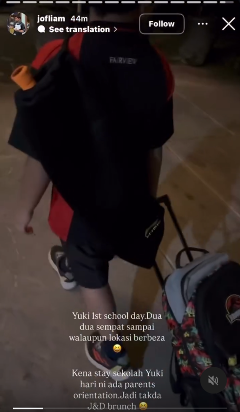 Jofliam sending kids to school