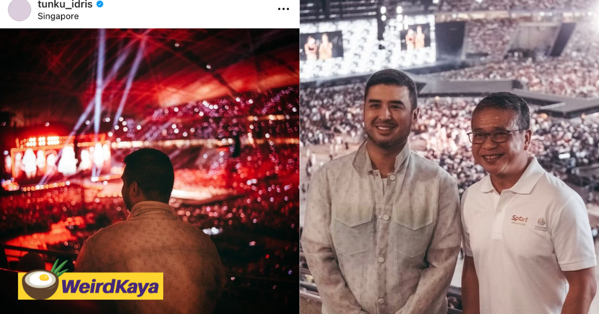 Johor prince tunku idris joins fans at taylor swift's concert in s'pore | weirdkaya