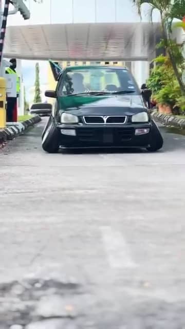 Kancil exiting the boom gate