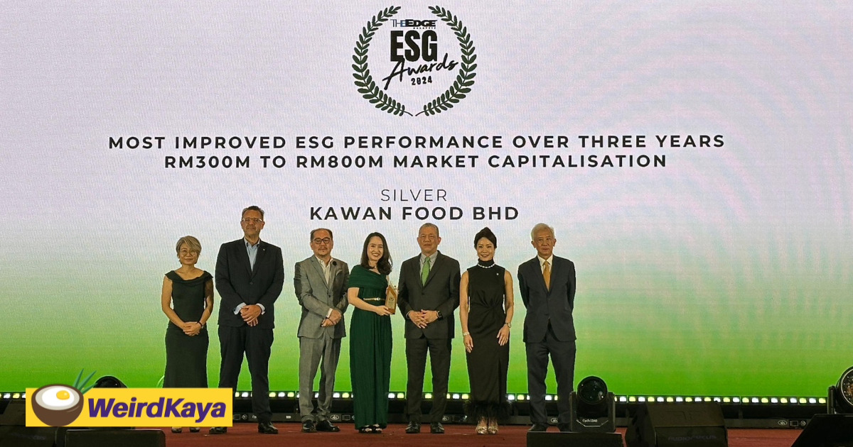 Kawan food’s commitment to sustainability earns silver award for most improved esg performance | weirdkaya