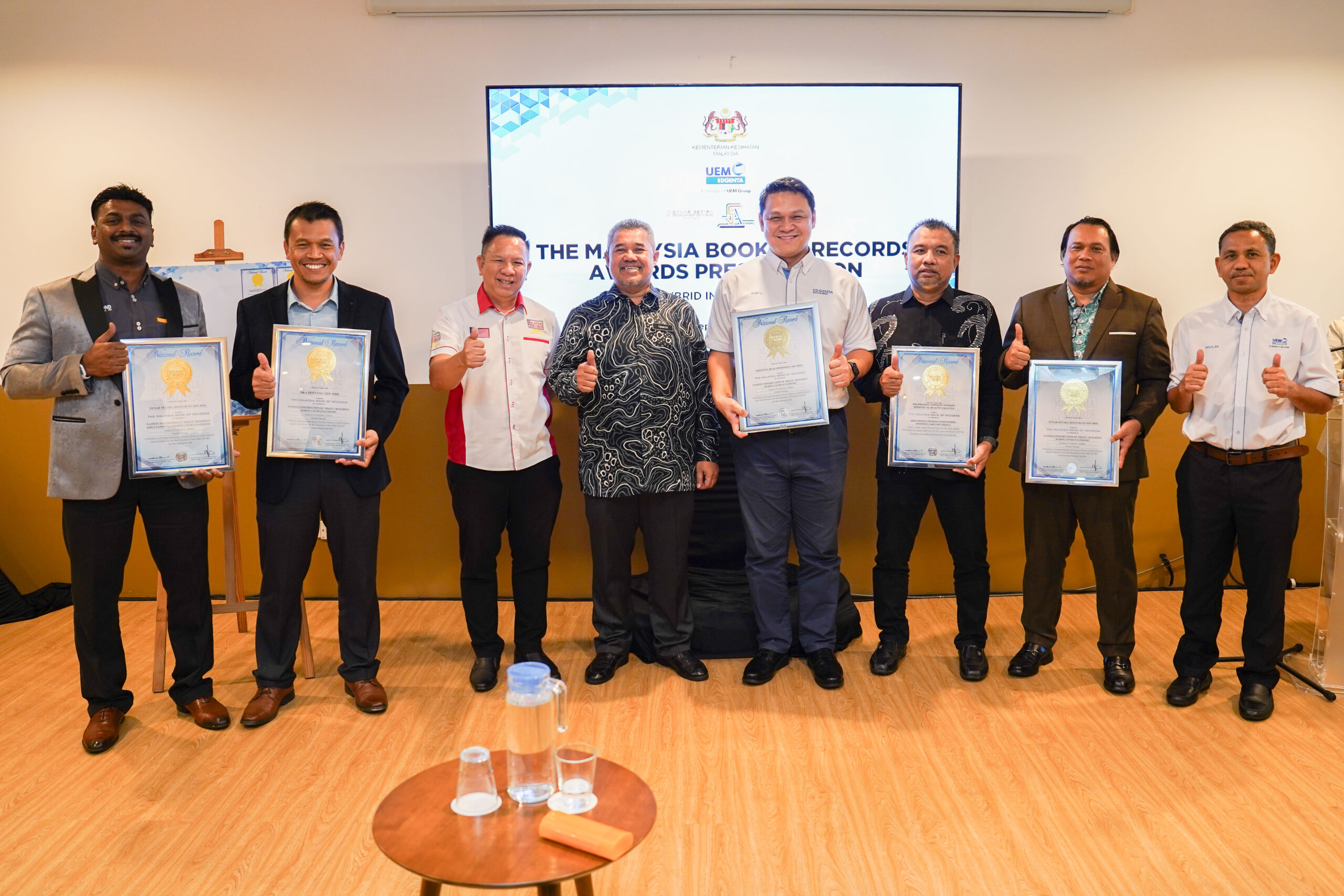 Uem edgenta recognised by malaysia book of records for rapid construction of field hybrid intensive care unit during covid-19 pandemic | weirdkaya
