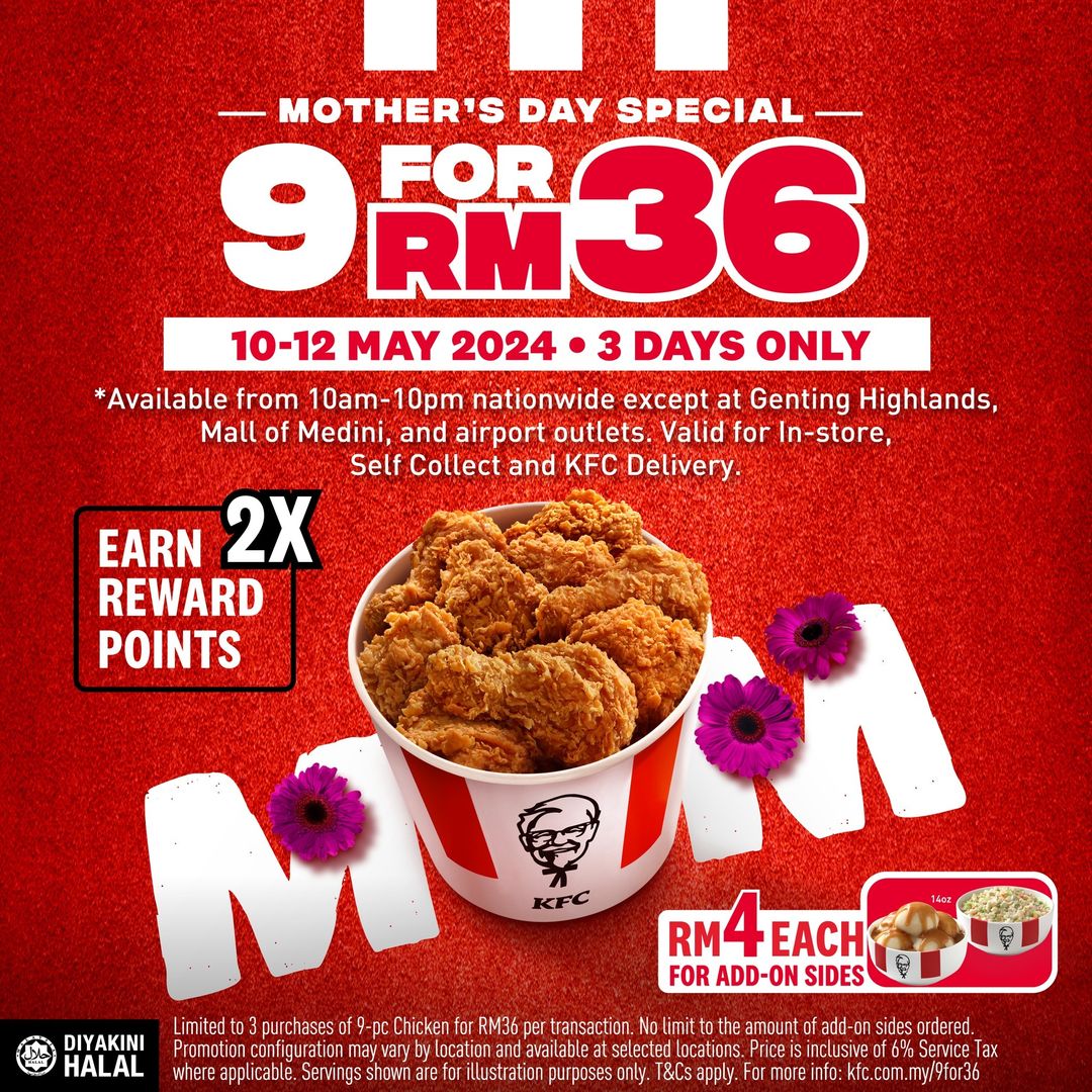 Kfc mother's day promo