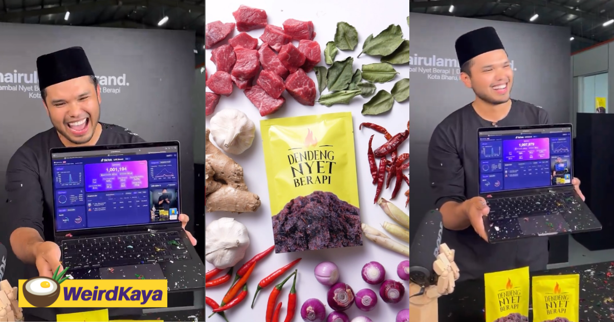 Khairul aming secures rm1. 2 million in sales by selling 80k units of his new product in under four minutes | weirdkaya