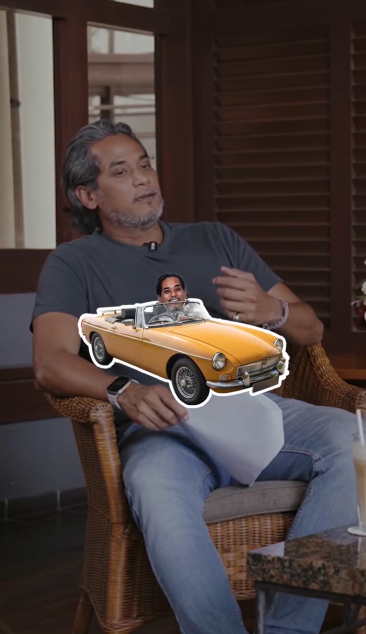 Khairy talks mg motor evs with md & coo in keluar sekejap lagi episode, goes viral | weirdkaya