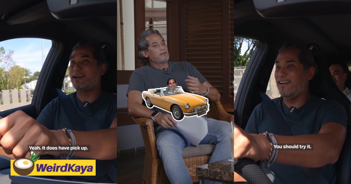 Khairy talks mg motor evs with md & coo in keluar sekejap lagi episode, goes viral | weirdkaya