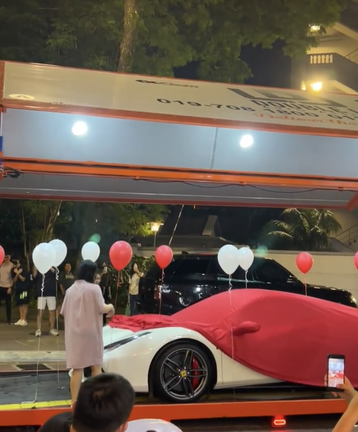 Kopitiam owner gifts wife with rm1. 2mil ferrari to thank her for having many kids in sunway  3