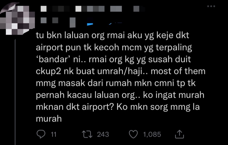 Picnic at klia? M’sian family spotted having full spread at lounge area, sparks debate online