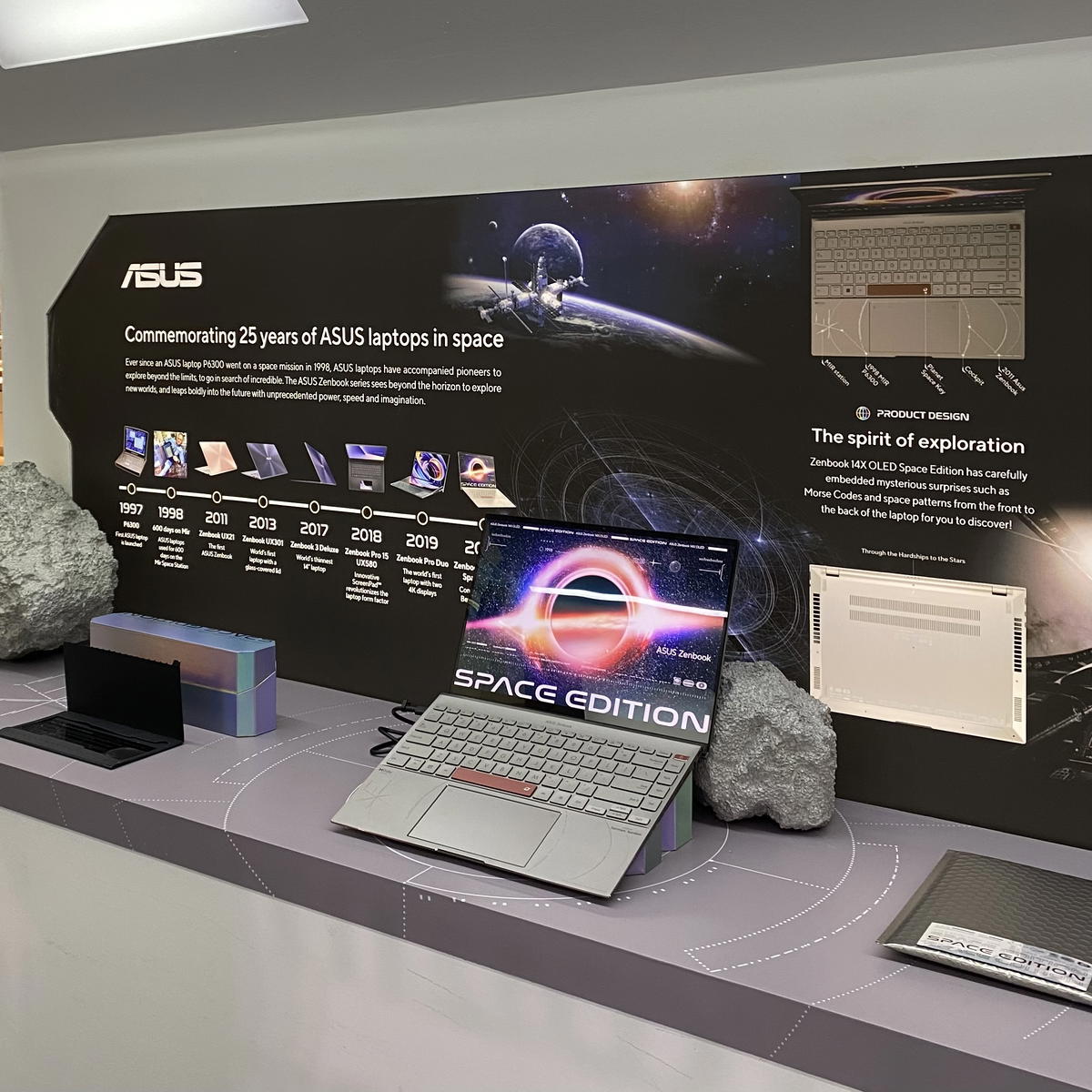 Asus malaysia marks 25th anniversary of first laptop to be sent to space with zenbook oled launch