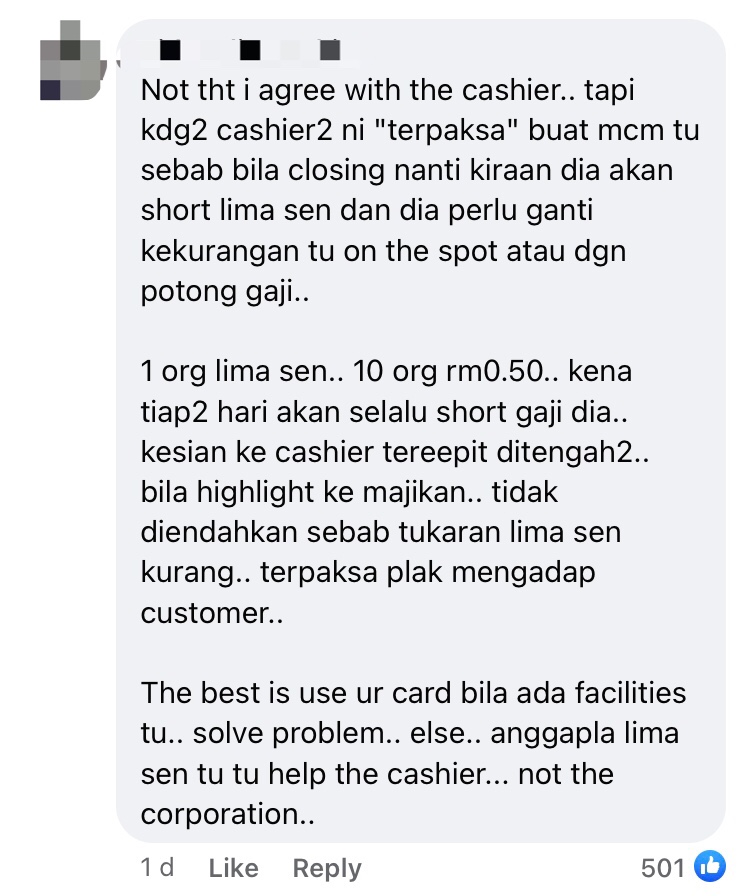 M'sian man explains why he refused paying extra rm0. 05 for zus coffee drink comment 2
