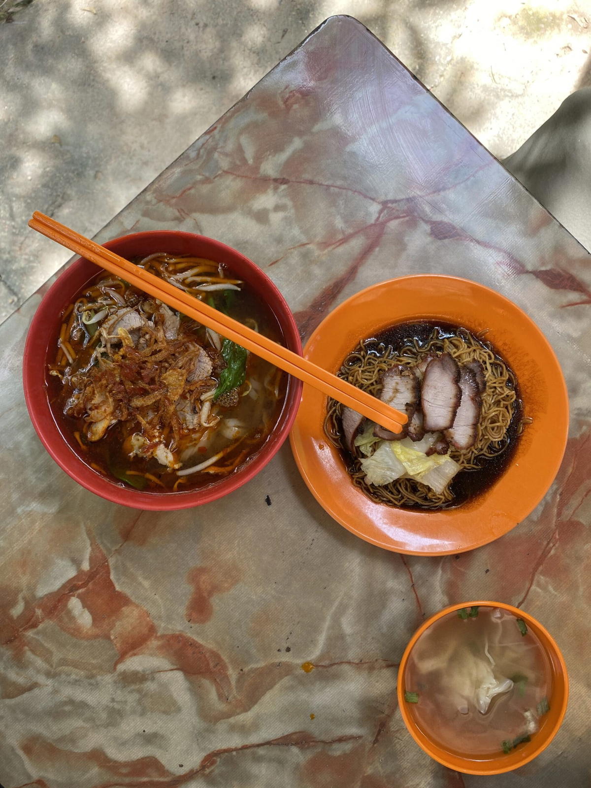 This hidden tree-shaded noodle stall at taman desa serves tasty prawn mee soup at rm7 | weirdkaya