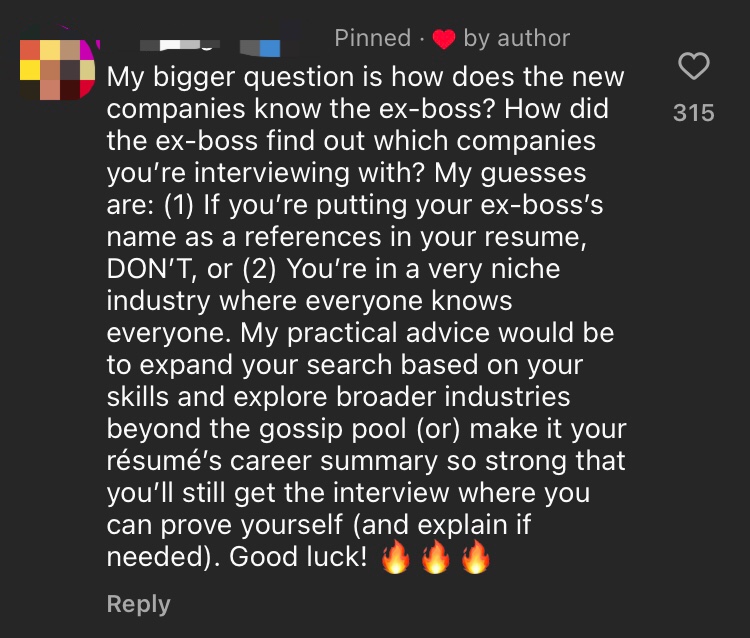M'sian claims friend couldn't get a job after her ex-boss told interviewers not to let her pass comment 4