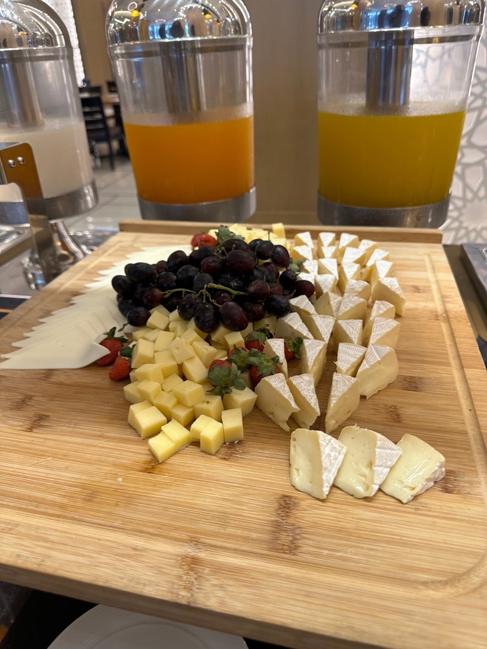 Cheese cut in different types