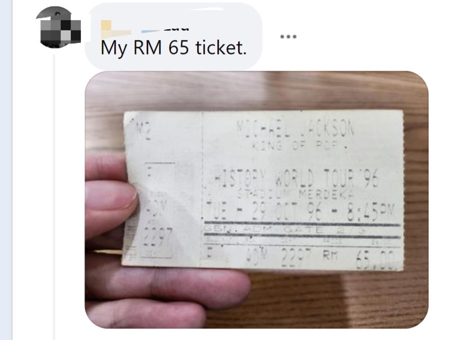 M'sian reminisce how you can attend michael jackson's concert for only rm65 in 1996, unlike today | weirdkaya