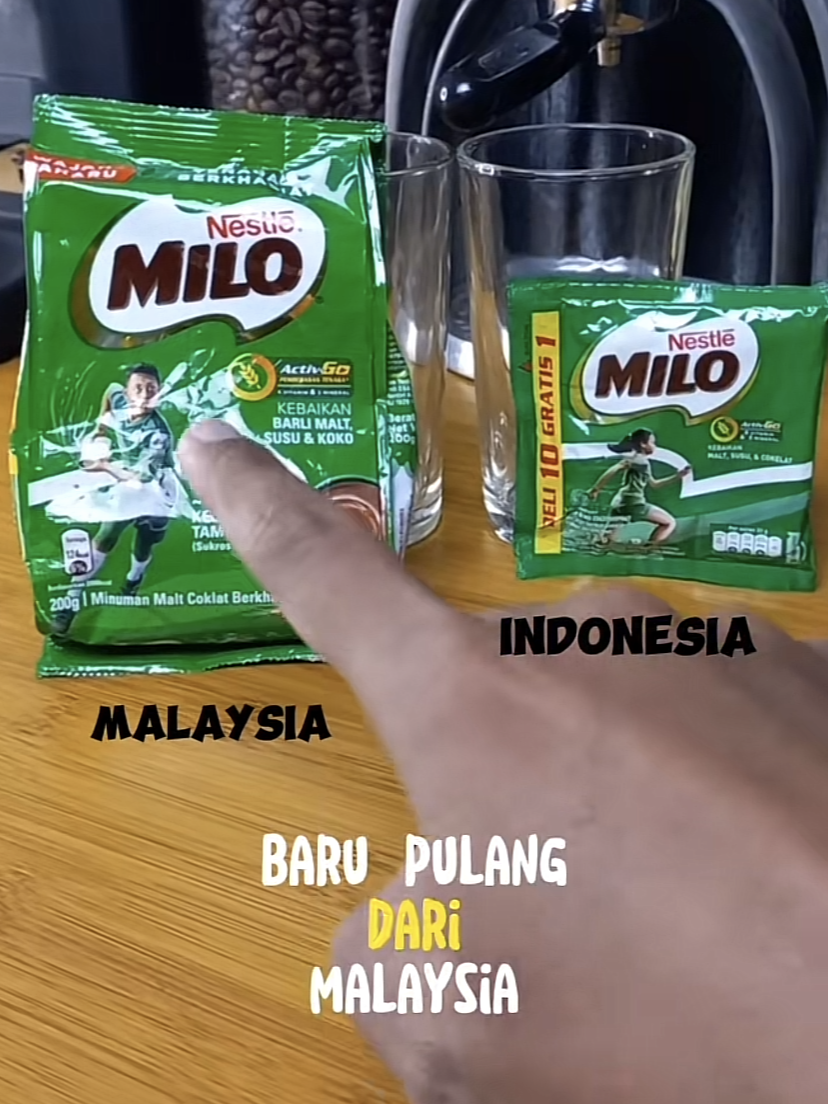 Indonesian tiktoker compares milo from m'sia & indonesia, says he prefers the m'sian version | weirdkaya