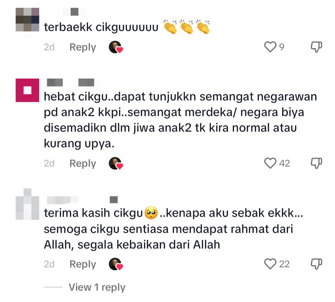 M'sian teacher uses sign language to teach students 'jalur gemilang' lyrics, earns praise from netizens comment 1