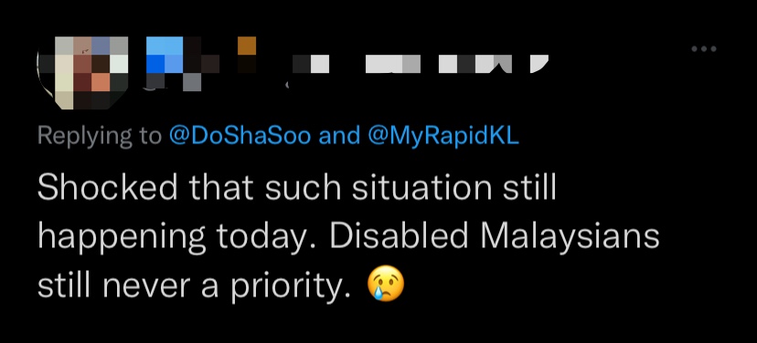 Rapidkl slammed for lack of oku-friendly facilities after staff were seen carrying disabled man down the stairs