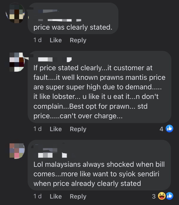 Is it my fault that you can't read food prices properly?