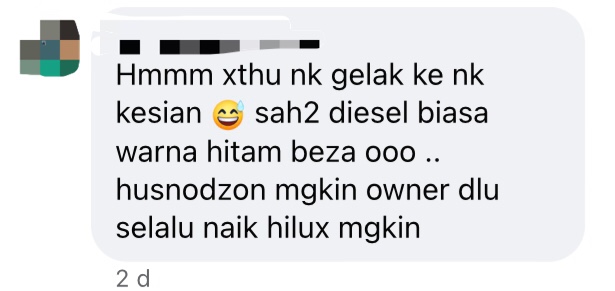 'only 6 months old' — m'sian man has car towed away after he pumped diesel instead of petrol by mistake comment 2