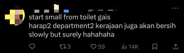 'like a mall' — indonesian man praises m'sian r&r toilet for how clean it is comment 3