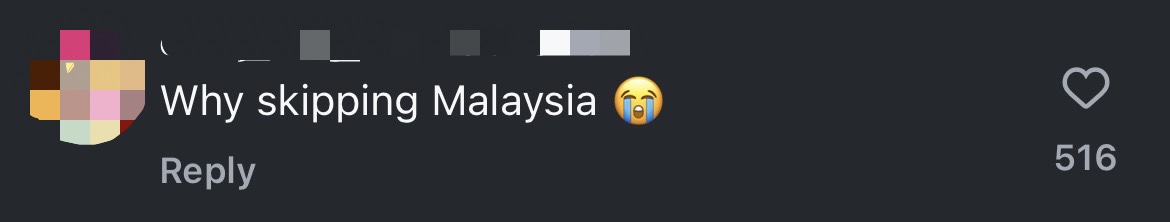 Blackpink's lisa meeting asian fans in nov, m'sia not included comment 1