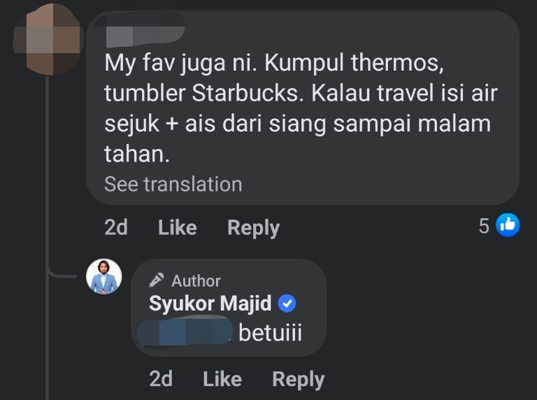 M'sian artiste tells mum rm200 starbucks tumbler is rm20, now she buys one at every visit comment 1