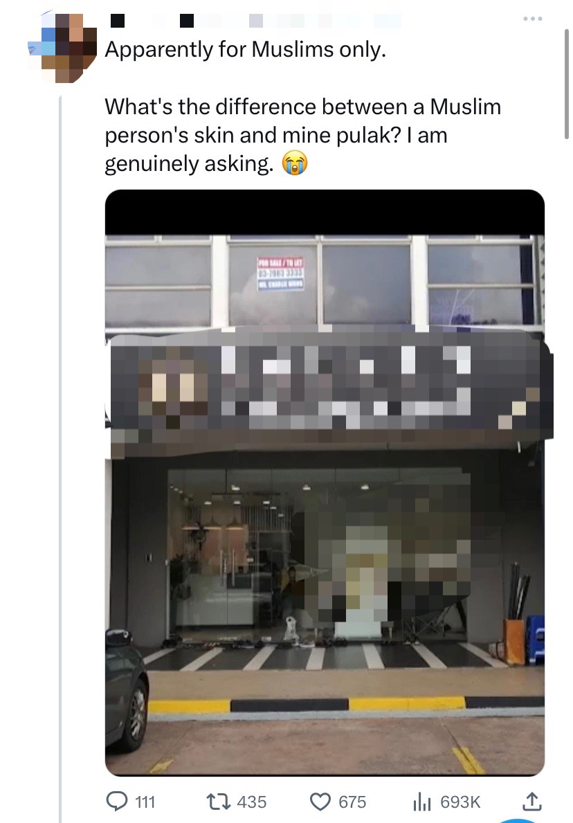M'sian woman alleges pj beauty centre only accepts muslim customers for facial services | weirdkaya