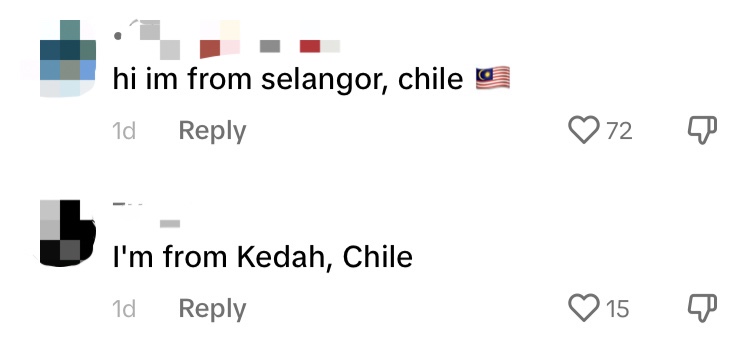 'hi from kelantan, chile' — uk woman gets roasted after she guesses m'sian flag as chile comment 2