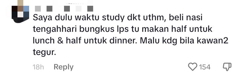 M'sian man shocked to find that students are paying rm9 for a plate of rice at his former uni | weirdkaya